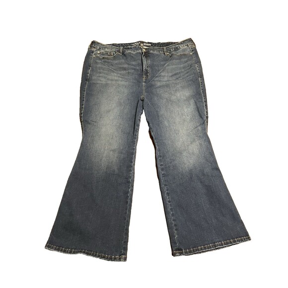 Torrid Trio Boot High-Rise Jeans in the El Nino Wash, Size 28-30 Short - Picture 6 of 13